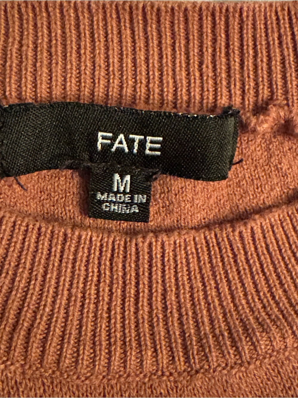Fate Ribbed Tye-Dye Ribbed Sweater - Picture 3 of 4